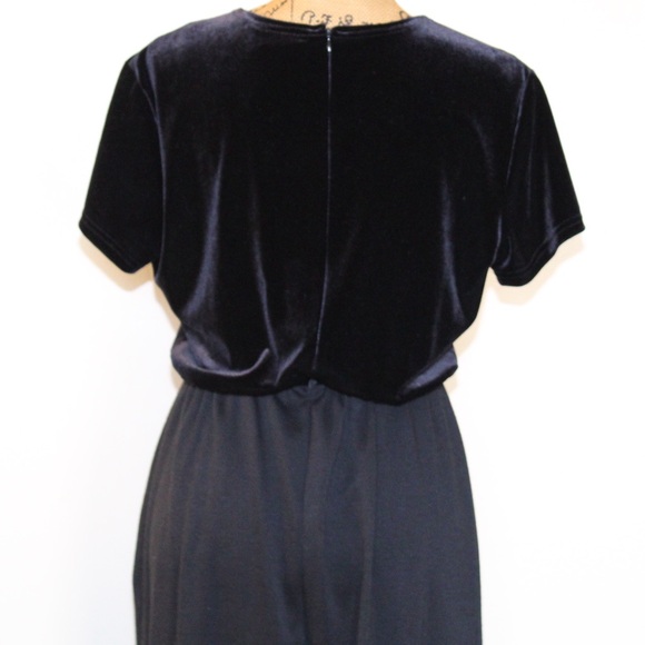 Vtg E.D. Michaels Melanie Drucker Velour Jumpsuit Cropped Jacket Women’s S/M - Picture 9 of 13